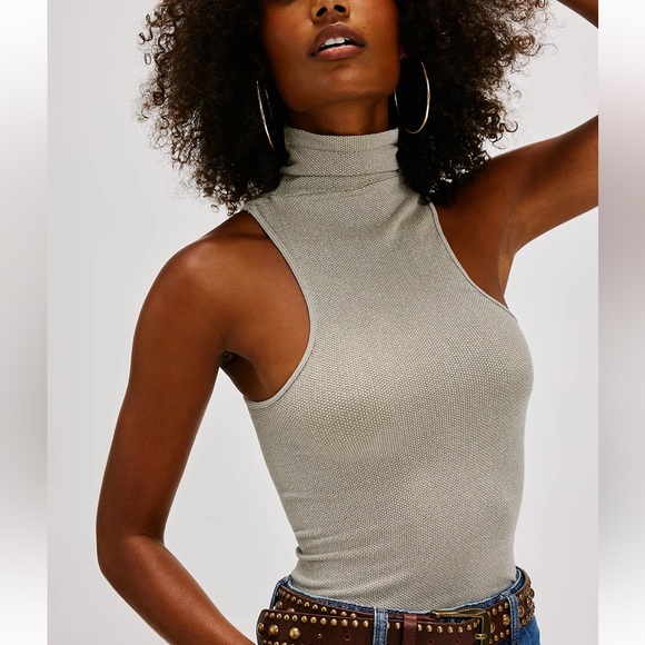 Free People Tops - Free people intimacy Always Ready Seamless turtleneck Tank - Size XS / Small